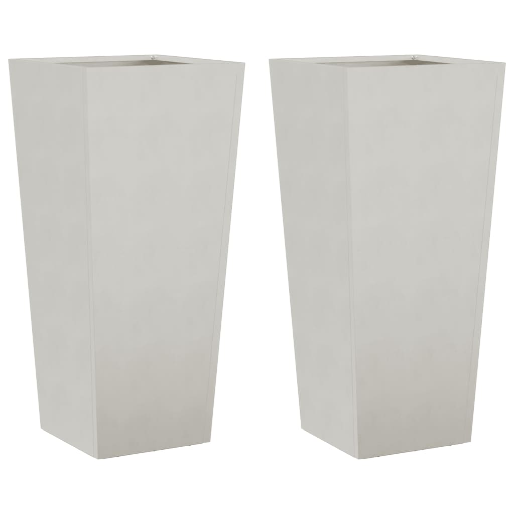 Vidaxl Fioter 2 ST 35x35x75 cm in acciaio inossidabile