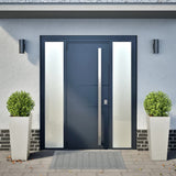 Vidaxl Fioter 2 ST 35x35x75 cm in acciaio inossidabile