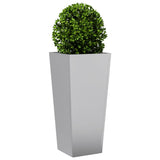 Vidaxl Planter 35x35x75 cm galvanizovaná ocel