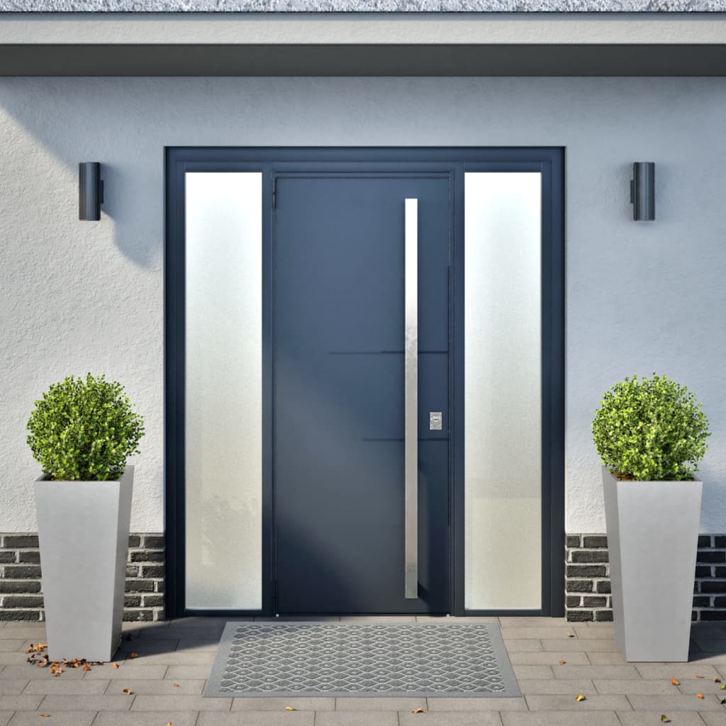 Vidaxl Planters 2 ST 35X35X75 CM Galvanizovaná ocel