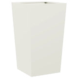 Casella di pianificazione Vidaxl 45x45x75 cm in acciaio bianco