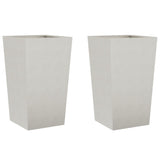 Vidaxl Fioters 2 ST 45x45x75 cm in acciaio inossidabile