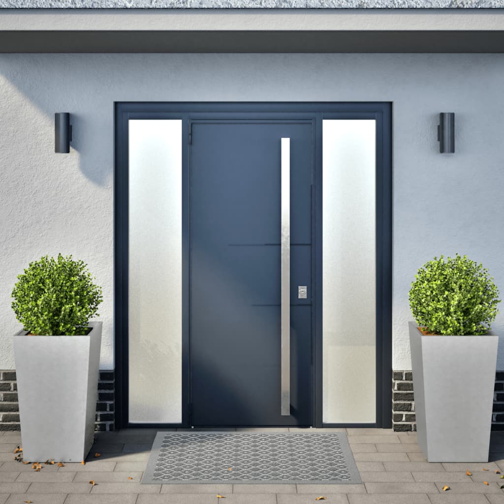 Vidaxl Planters 2 ST 45x45X75 cm Galvanizovaná ocel
