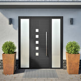 Vidaxl Planters 2 St 45x45x75 cm vejrstål