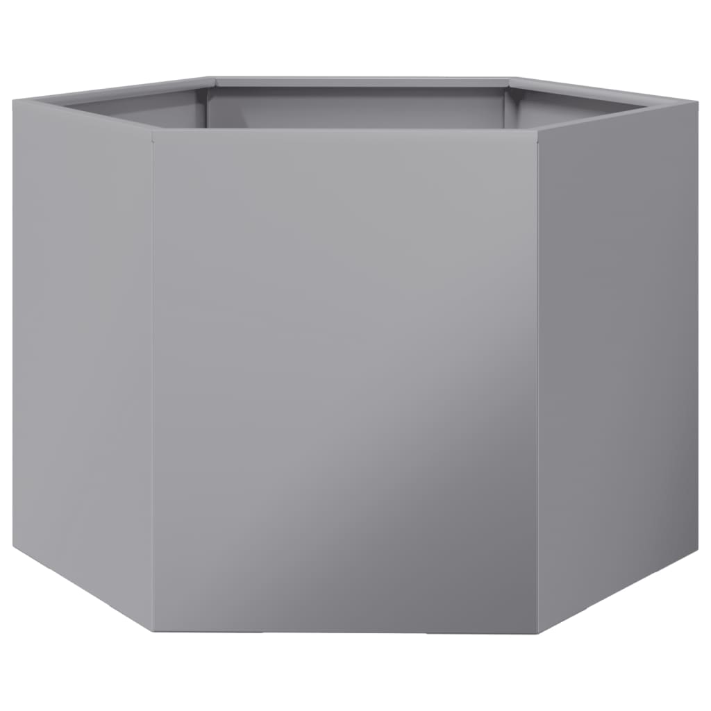 Vidaxl Planter Big Hexhoek 69x60x45 CM Galvanisé Steel