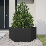 Vidaxl Plannet Henhoek 104x90x45 cm in acciaio nero