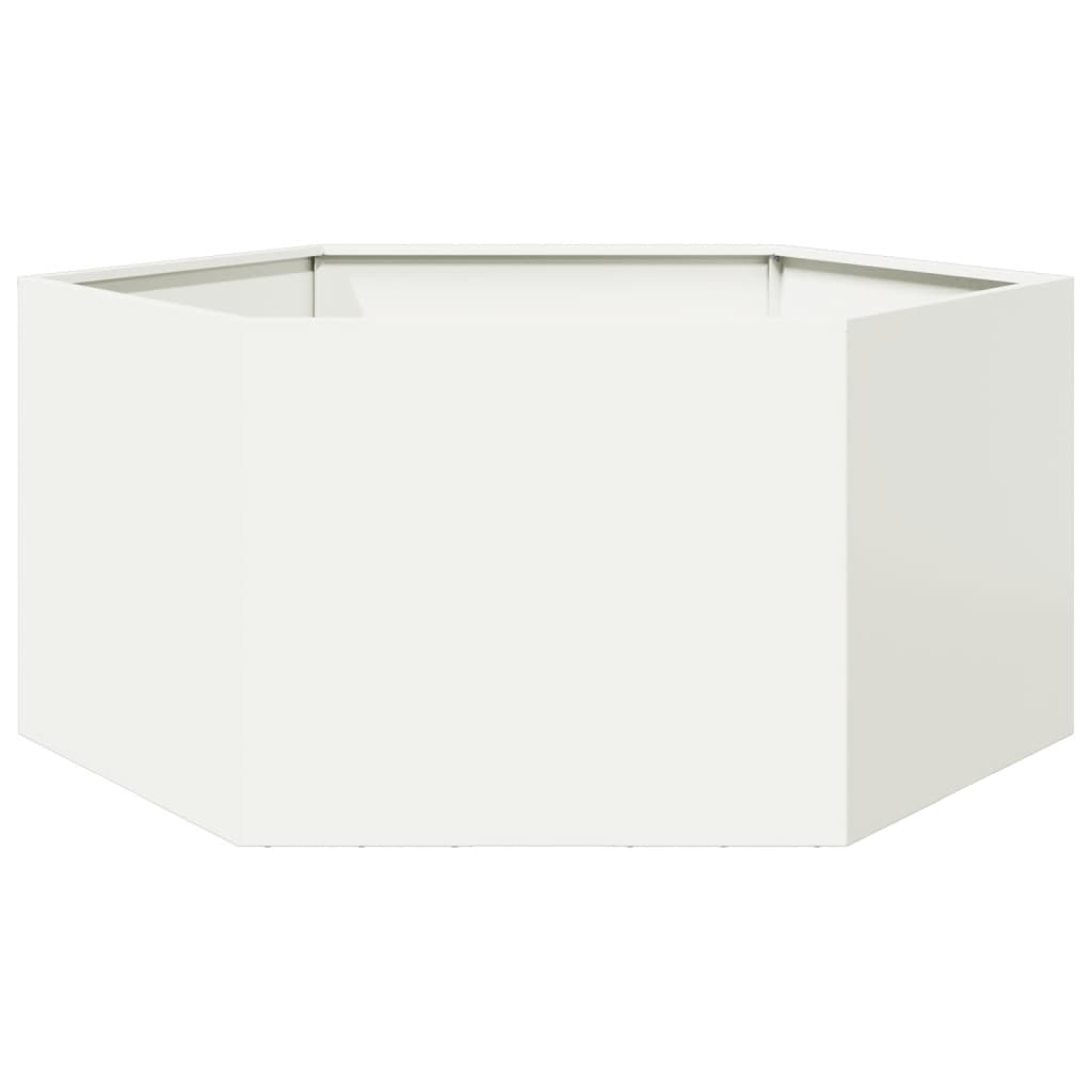 Vidaxl Plannet Henhoek 104x90x45 cm Steel White