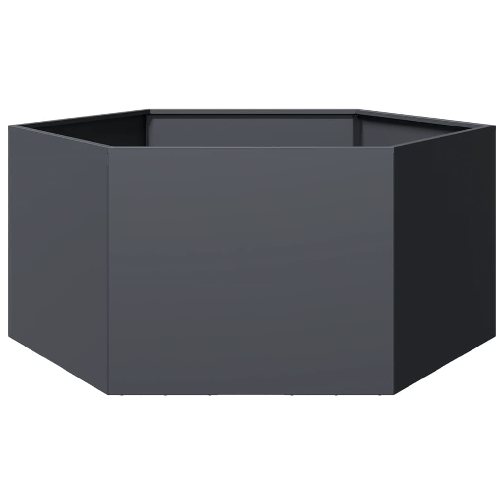 Vidaxl Plannet Henhoek 104x90x45 cm Anthracite en acier -colore