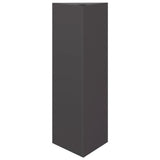 Vidaxl Planter Triangle 30x26x75 cm ocel černá