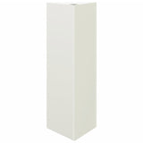 Vidaxl Plannet Triangle 30x26x75 cm Steel White