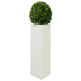 Vidaxl Plannet Triangle 30x26x75 cm Steel White