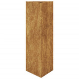 VidaXL Planter triangular 30x26x75 cm Weather steel