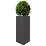 Vidaxl Planter Triangle 40x34,5x70 cm Ocel Black