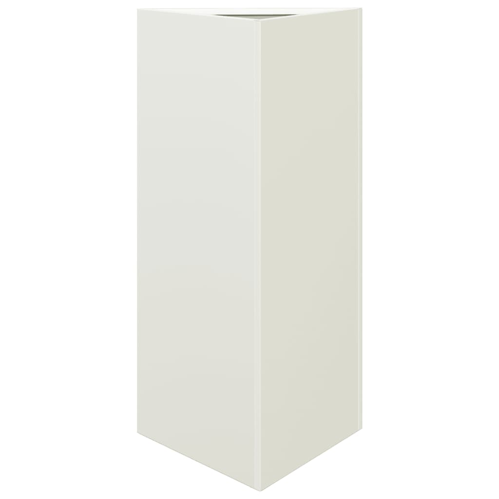 Vidaxl Plannet Triangle 40x34,5x70 cm Steel White