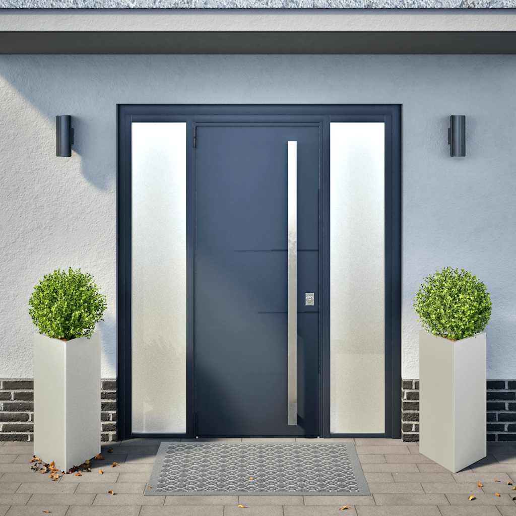 Vidaxl Planters 2 ST Triangle 40x40x75 cm z nerezové oceli