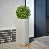 Vidaxl Planters 2 ST Triangle 40x40x75 cm z nerezové oceli