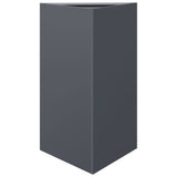 Vidaxl Planter Triangle 50x43x75 cm ocelový antracity -