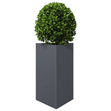 Vidaxl Planter Triangle 50x43x75 cm ocelový antracity -