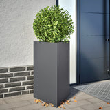 Vidaxl Planter Triangle 50x43x75 cm ocelový antracity -