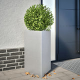 Vidaxl Planter Triangle 50x43x75 cm galvanizovaná ocel