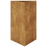 VidaXL Planter triangular 50x43x75 cm Weather steel