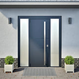 Vidaxl fioriere 2 St 30x30x30 cm acciaio bianco
