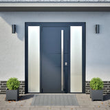 Vidaxl Fioters 2 ST 30x30x30 cm Antracite in acciaio