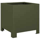 Vidaxl Planning Box 30x30x30 cm Olive Green