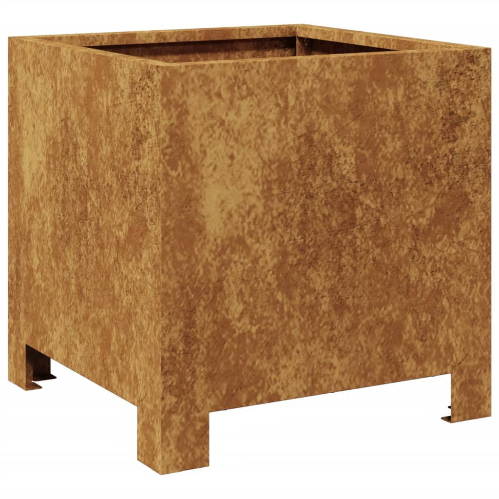 Casella di pianificazione Vidaxl 30x30x30 cm Acciaio meteorologico