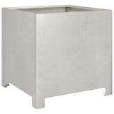 Banco pianta Vidaxl 40x40x40 cm in acciaio inossidabile