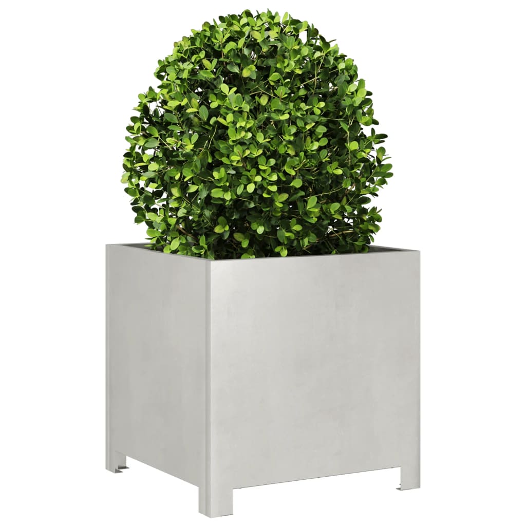 Banco pianta Vidaxl 40x40x40 cm in acciaio inossidabile