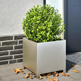 Banco pianta Vidaxl 40x40x40 cm in acciaio inossidabile