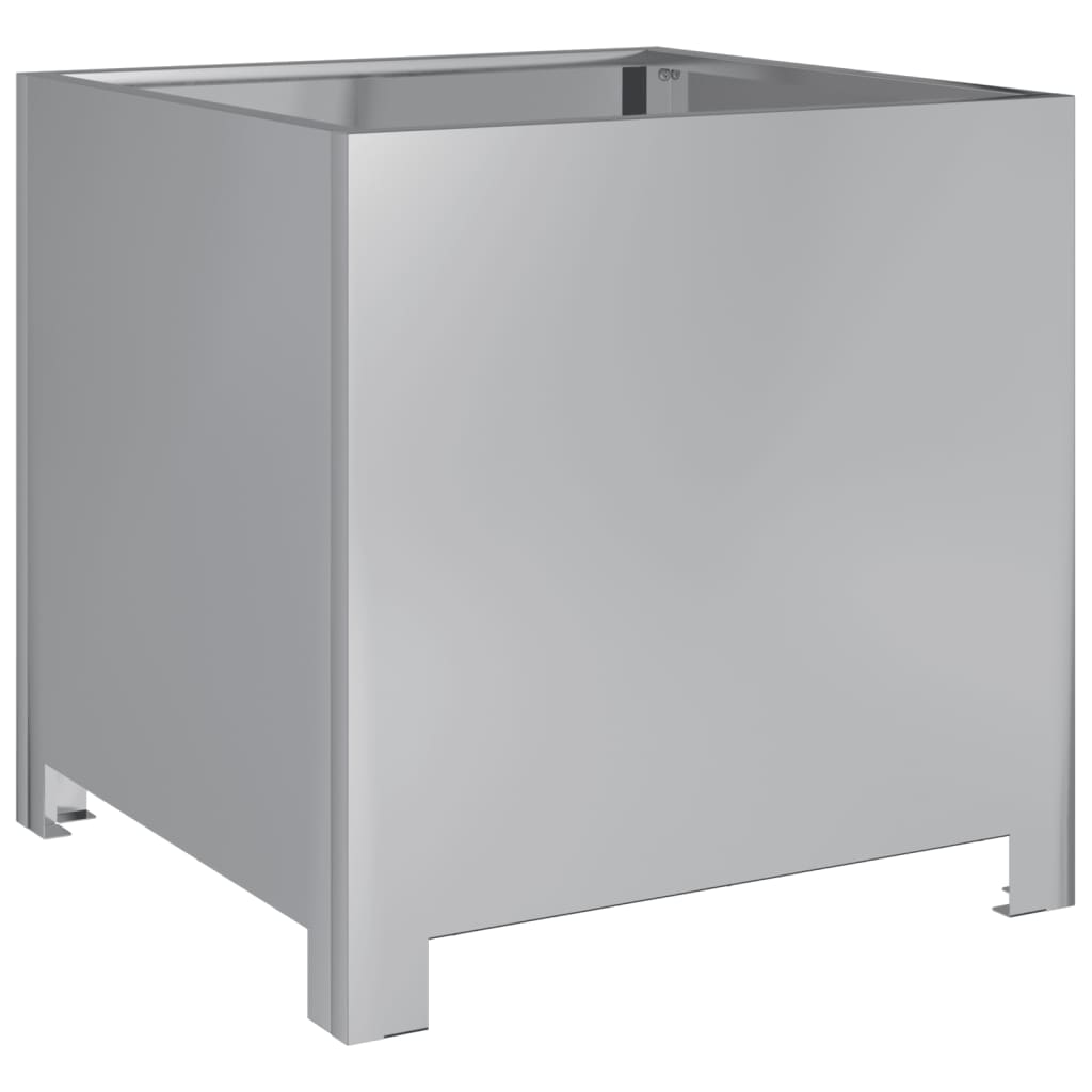 Banco dell'impianto Vidaxl 40x40x40 cm in acciaio zincato