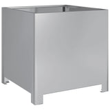 Banco dell'impianto Vidaxl 40x40x40 cm in acciaio zincato