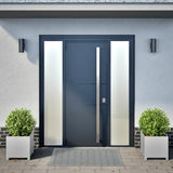 Vidaxl Planters 2 st 40x40x40 cm galvaniséiert Stol
