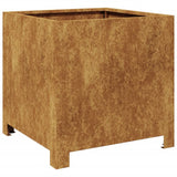 VidaXL Planning box 40x40x40 cm Weather steel