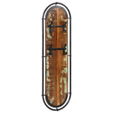 Vidaxl Wall Hood Stells 2 St con 4 ganci Solido Legno riciclato