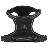 VIDAXL CARMINE DEL CANE CON STRUPE RIFREDUTTI REGOLABILE L NERO