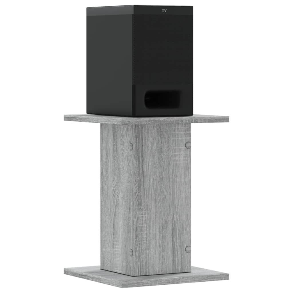 Le haut-parleur Vidaxl comprend 2 PCS 30x30x40 cm en bois de bois de bois sonoma