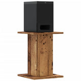 Vidaxl speakerstandaards 2 st 30x30x40 cm bewerkt hout oud houtkleurig