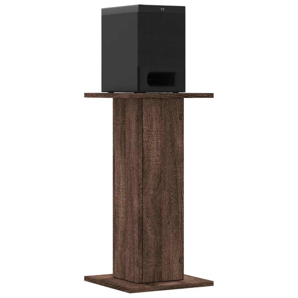 Le haut-parleur Vidaxl comprend 2 PCS 30x30x60 cm en bois de bois de bois transformé