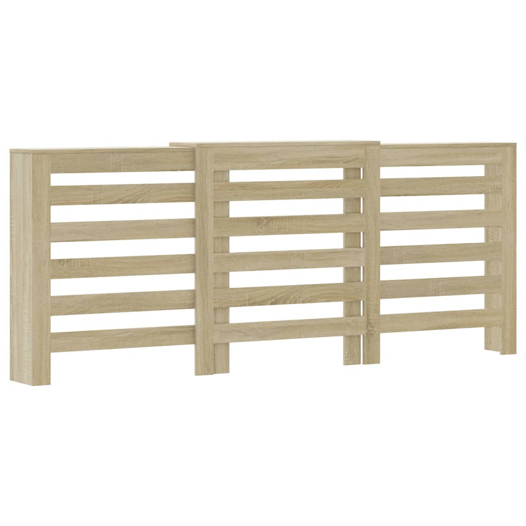 Vidaxl Radiatorom Construction 205x21.5x83.5 cm Couleur de chêne sonoma en bois transformé