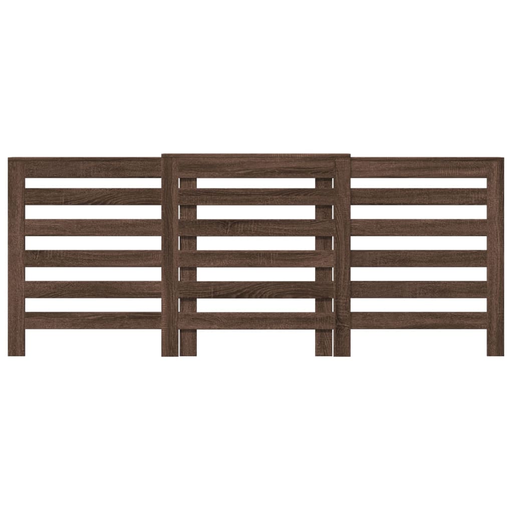 Vidaxl Radiomarome Konstruktioun 205x21.5x83,5 cm schneiden Holz brong oak -kolored