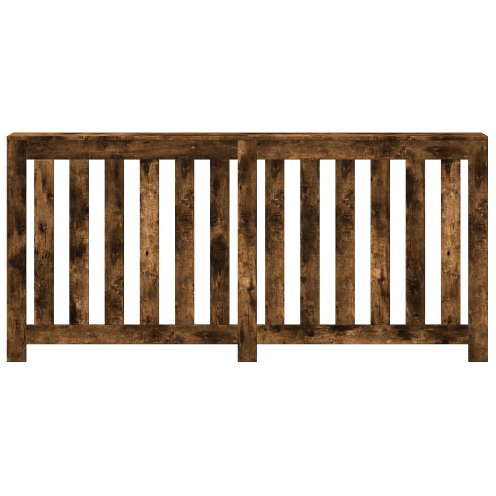 Vidaxl RadiatorOM Construction 175x20x82 cm predelana lesa prekajena hrast obarvana