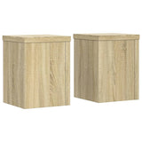 Standardy rostlin Vidaxl 2 ST 15X15X20 cm Zpracované dřevo Sonoma Oak