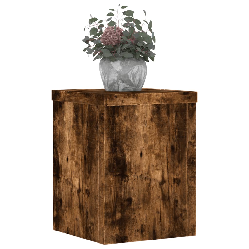 Standardy rostlin Vidaxl 2 ST 15X15X20 CM Vlastní dub z kouře