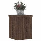 Vidaxl Planzung steet 2 St 15x15x20 cm veraarbecht mat Holzbrong Fake