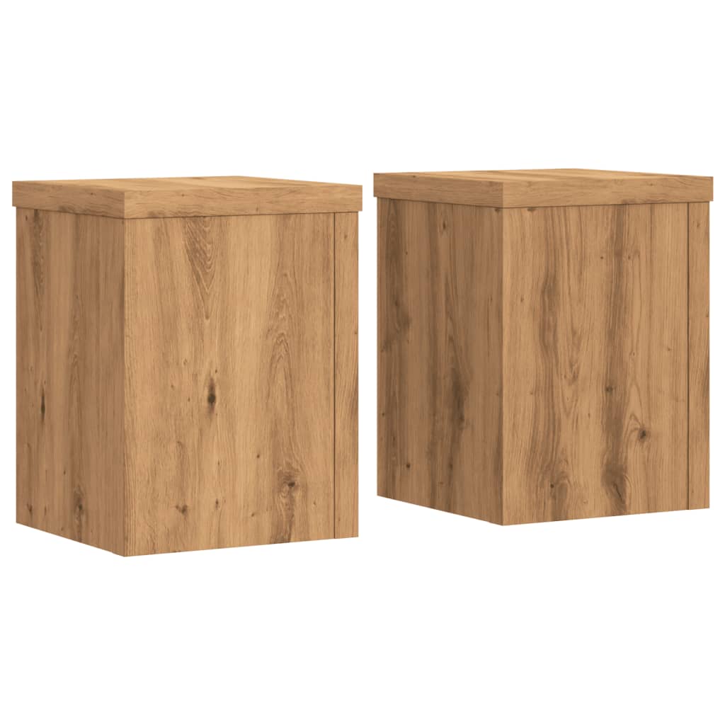 Výsadba vidaxl stojany 2 ks 15x15x20 cm dřevěné řemeslné dub