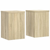 Standardy rostlin Vidaxl 2 ST 20X20X30 cm Zpracované dřevo Sonoma Oak