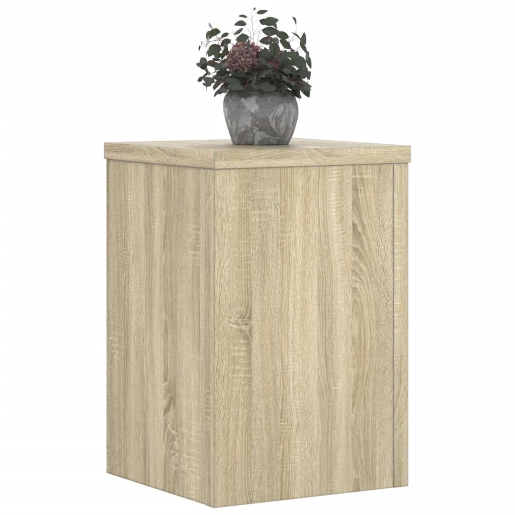 Standardy rostlin Vidaxl 2 ST 20X20X30 cm Zpracované dřevo Sonoma Oak